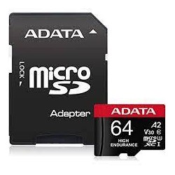 MEMORY MICRO SDXC 64GB W/ADAP./AUSDX64GUI3V30SHA2-RA1 ADATA