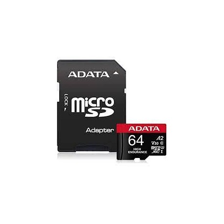 MEMORY MICRO SDXC 64GB W/ADAP./AUSDX64GUI3V30SHA2-RA1 ADATA