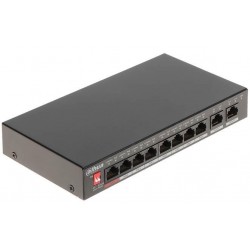 Switch|DAHUA|PFS3010-8ET-96-V2|Desktop/pedestal|PoE ports 8|96 Watts|DH-PFS3010-8ET-96-V2