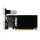 MSI GT 710 2GD3H LP NVIDIA 2 GB GeForce GT 710 DDR3 PCI Express 2.0 x16 (uses x8) HDMI ports quantity 1 Memory clock speed 1600 