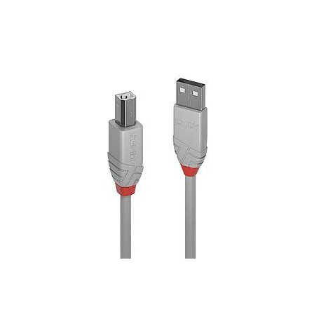 CABLE USB2 A-B 2M/ANTHRA GREY36683 LINDY