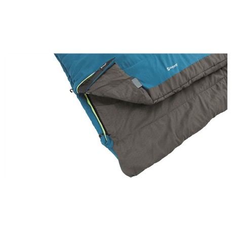 Outwell Celebration Lux Double Sleeping Bag 225 x 140 cm 2 way open - auto lock, L-shape