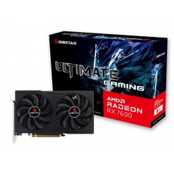 Graphics Card|BIOSTAR|AMD Radeon RX 7600|8 GB|GDDR6|128 bit|PCIE 4.0 16x|GPU 2250 MHz|Dual Slot Fansink|1xHDMI|3xDisplayPort|VA7