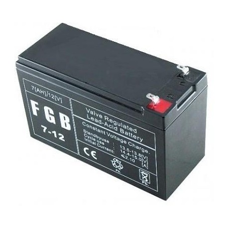 BATTERY 12V 7AH VRLA/FGB7-12 EMU