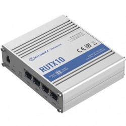 Teltonika Industrial Router RUTX10 802.11ac 867 Mbit/s 10/100/1000 Mbit/s Ethernet LAN (RJ-45) ports 4 Mesh Support No MU-MiMO N