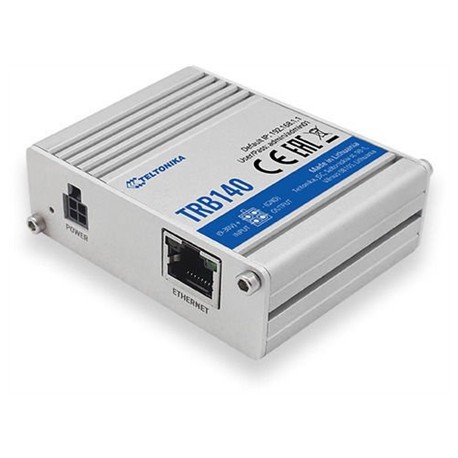 Teltonika TRB140 LTE Router: No WiFi, 4G, SIM, Enthernet port, Micro USB | LTE Router | TRB140 | No Wi-Fi | Mbit/s | 10/100/1000
