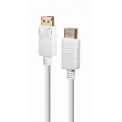 CABLE DISPLAY PORT 1.8M/WHITE CC-DP2-6-W GEMBIRD