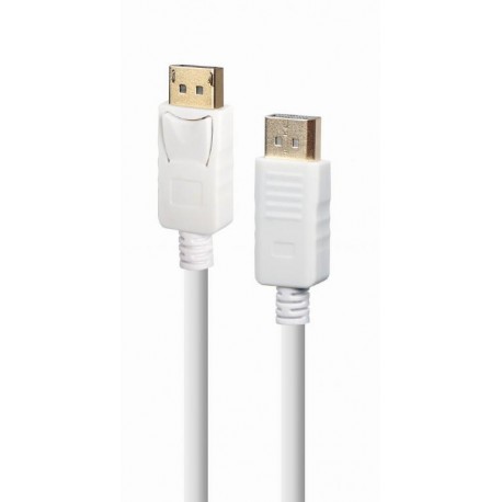 CABLE DISPLAY PORT 1.8M/WHITE CC-DP2-6-W GEMBIRD