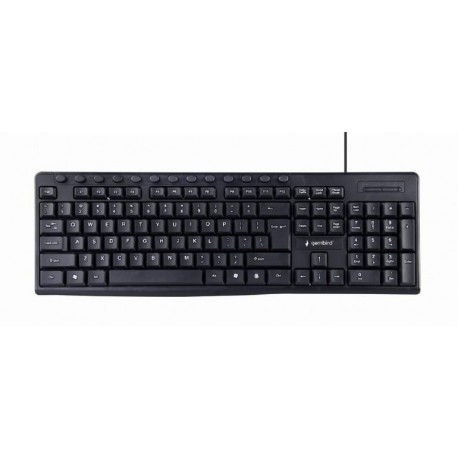 KEYBOARD MULTIMEDIA USB ENG/BLACK KB-UM-107 GEMBIRD