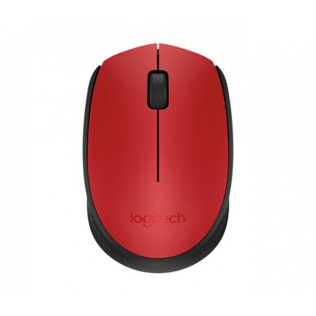 MOUSE USB OPTICAL WRL M171/RED 910-004641 LOGITECH