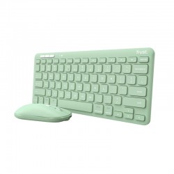 KEYBOARD +MOUSE WRL LYRA/GREEN 24942 TRUST