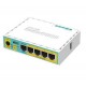 NET ROUTER 10/100M 5PORT HEX/POE LITE RB750UPR2 MIKROTIK