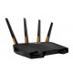 Wireless Router|ASUS|Wireless Router|3000 Mbps|Mesh|Wi-Fi 5|Wi-Fi 6|IEEE 802.11a/b/g|IEEE 802.11n|USB 3.1|1 WAN|4x10/100/1000M|N
