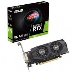 Graphics Card|ASUS|NVIDIA GeForce RTX 3050|6 GB|GDDR6|96 bit|Dual Slot Fansink|1xDVI-D|1xHDMI|1xDisplayPort|RTX3050-O6G-LP-BRK