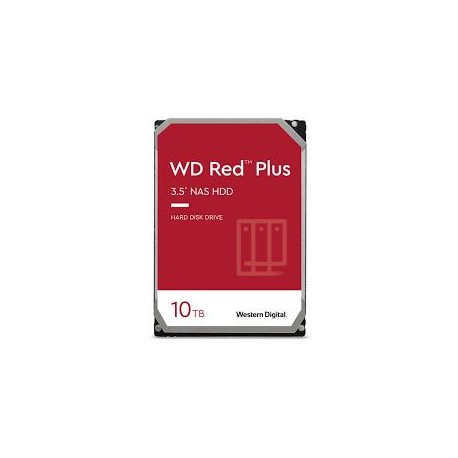 HDD|WESTERN DIGITAL|Red Plus|10TB|SATA 3.0|256 MB|7200 rpm|3,5"|WD101EFBX