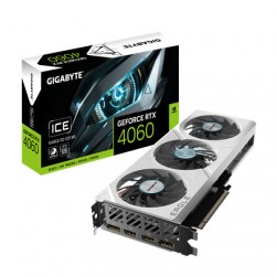 Gigabyte 8 GB | GDDR6 | GeForce RTX 4060 | NVIDIA | Memory clock speed 2505 MHz | GV-N4060EAGLEOC ICE-8GD