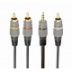 CABLE AUDIO 3.5MM 4PIN TO 3RCA/AV 1.5M CCAP-4P3R-1.5M GEMBIRD