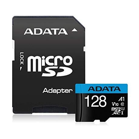 MEMORY MICRO SDXC 128GB W/AD./AUSDX128GUICL10A1-RA1 ADATA