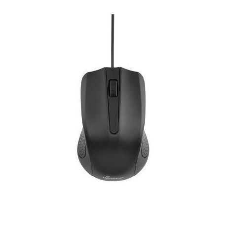 MOUSE USB OPTICAL BLACK/3-BUTTON MROS210 MEDIARANGE