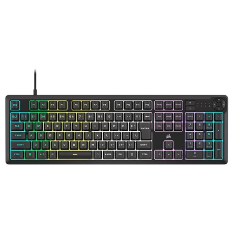 Corsair K55 CORE RGB | Gaming keyboard | Wired | NA | Black | USB 2.0 Type-A