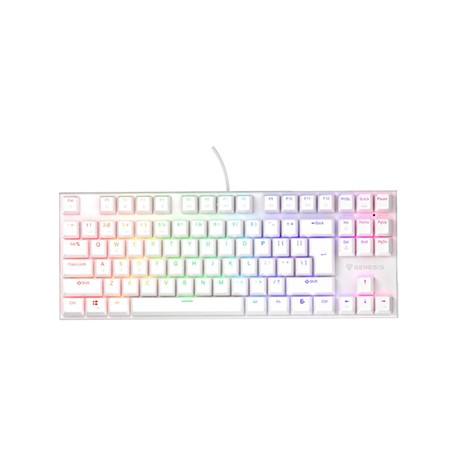 THOR 303 | Mechanical Gaming Keyboard | Wired | US | White | USB Type-A | Outemu Peach Silent