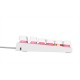 THOR 303 | Mechanical Gaming Keyboard | Wired | US | White | USB Type-A | Outemu Peach Silent