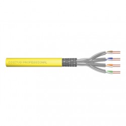 Digitus | Cat 7A class FA, S/FTP, Twisted Pair installation cable, simplex, 1500 MHz | DK-1744-A-VH-10-P