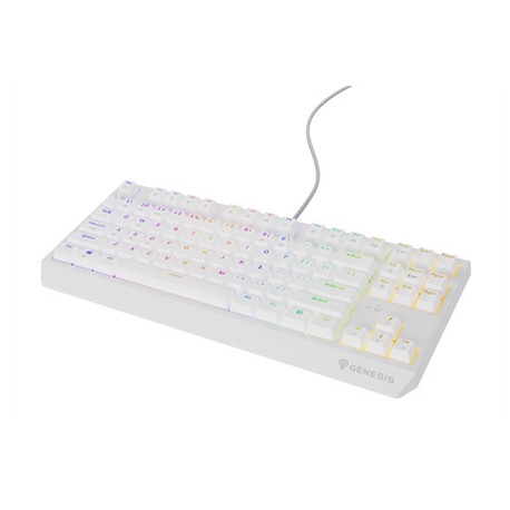 THOR 230 | Mechanical Gaming Keyboard | Wired | US | White | USB Type-A | Outemu Brown