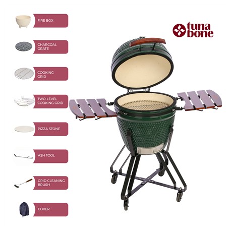 TunaBone | Kamado classic 21" grill | Size M | Green