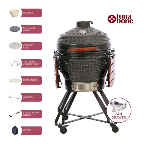 TunaBone | Kamado Pro 24" grill | Size L | Dark grey