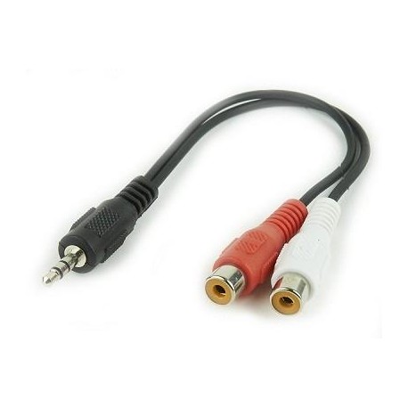 CABLE AUDIO 3.5MM TO 2RCA/SOCKET CCA-406 GEMBIRD