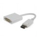 I/O ADAPTER DISPLAYPORT TO DVI/WHITE A-DPM-DVIF-002-W GEMBIRD