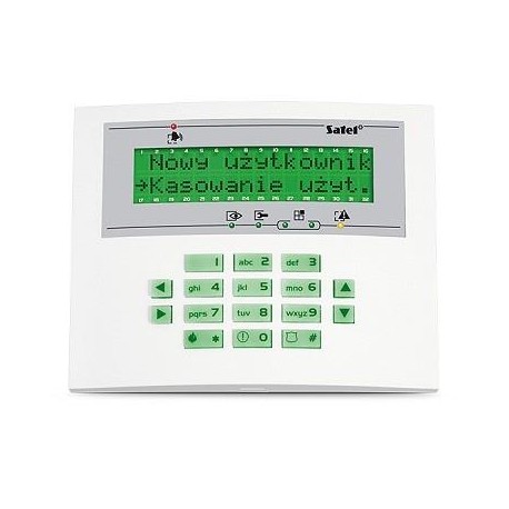 KEYPAD LCD /INTEGRA GREEN/INT-KLCDL-GR SATEL