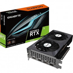 Graphics Card|GIGABYTE|NVIDIA GeForce RTX 3050|6 GB|GDDR6|96 bit|PCIE 4.0 16x|Memory 14000 MHz|GPU 1500 MHz|Dual Slot Fansink|2x