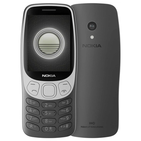 Nokia | 3210 4G (2024) | Black | 2.4 " | 128 MB | 64 MB | Dual SIM | Bluetooth | 5.0 | USB version USB Type-C | Main camera 2 MP