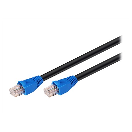 Goobay CAT 6 Outdoor Patch Cable, U/UTP, 75 m, Black