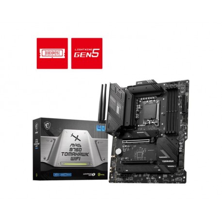 Mainboard|MSI|Intel B760 Express|LGA1700|ATX|Memory DDR5|Memory slots 4|1xPCI-Express 1x|2xPCI-Express 16x|3xM.2|1xHDMI|1xDispla