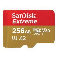 MEMORY MICRO SDXC 256GB UHS-I/W/A SDSQXAV-256G-GN6MA SANDISK