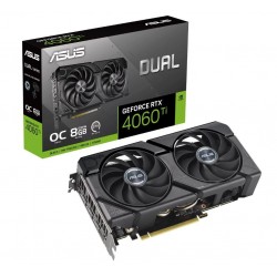 Graphics Card|ASUS|NVIDIA GeForce RTX 4060 Ti|8 GB|GDDR6|128 bit|PCIE 4.0 16x|GPU 2565 MHz|Dual Slot Fansink|1xHDMI|3xDisplayPor