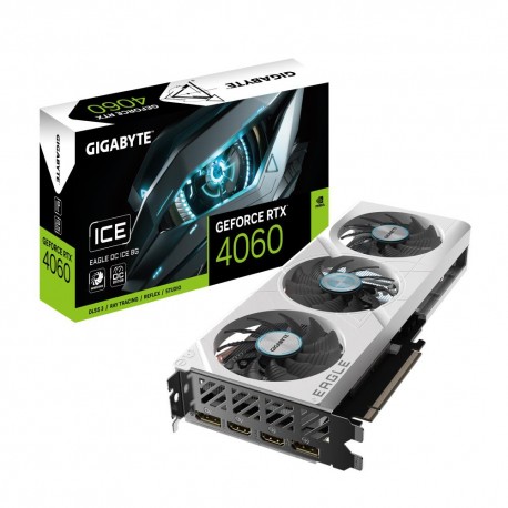 Graphics Card|GIGABYTE|NVIDIA GeForce RTX 4060|8 GB|GDDR6|128 bit|PCIE 4.0 16x|GPU 2505 MHz|2xHDMI|2xDisplayPort|GV-N4060EAGLEOC