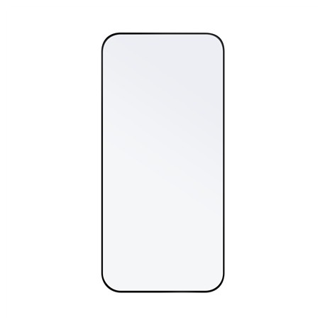 Fixed Full Cover 2.5D | Apple | iPhone 16 Pro | Tempered Glass | Black | Screen Protector