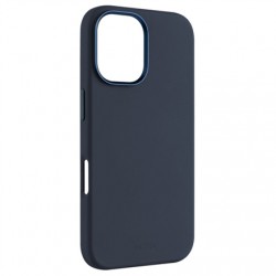 Fixed MagFlow | Back cover | Apple | iPhone 16 | Liquid silicon | Blue