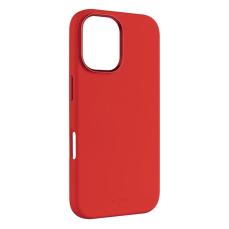 Fixed MagFlow | Back cover | Apple | iPhone 16 | Liquid silicon | Red
