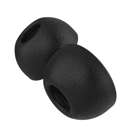 Fixed Plugs Pro, 2 sets, size XS | Plugs | Apple | Airpods Pro/Pro 2 | Foam | Black