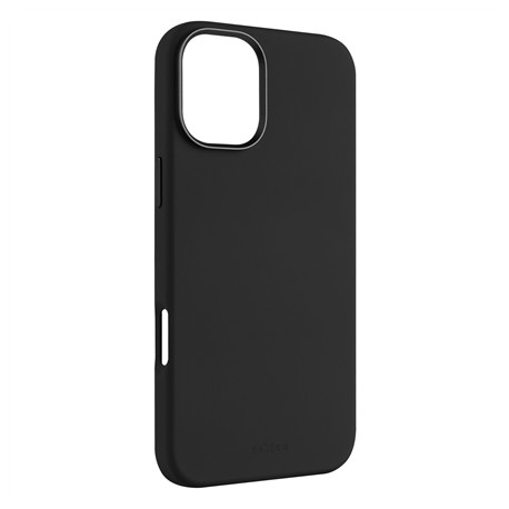 Fixed | MagFlow | Back Cover | Apple | iPhone 16 Plus | Silicone | Black