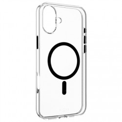 Fixed | MagPurity | Back Cover | Apple | iPhone 16 Plus | TPU | Clear, Black