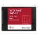 SSD|WESTERN DIGITAL|Red SA500|4TB|SATA 3.0|Write speed 520 MBytes/sec|Read speed 560 MBytes/sec|2,5"|TBW 500 TB|MTBF 1750000 hou