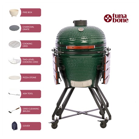 TunaBone | Kamado classic 23" grill | Size L | Green