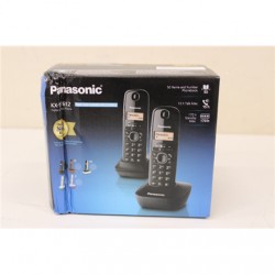 SALE OUT. Panasonic KX-TG1612FXH Cordless phones, Black | Panasonic | Cordless | KX-TG1612FXH | Built-in display | Caller ID | B