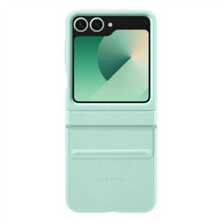Samsung | Case | Samsung | Galaxy Z Flip 6 | Leather | Green